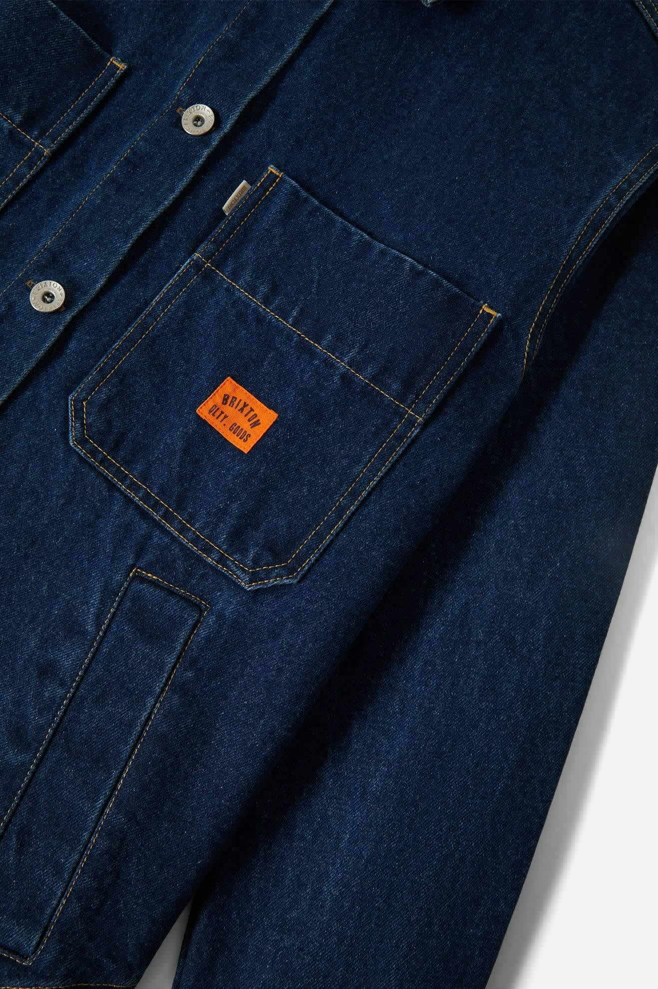 Durham Shirt Jacket - Rinse Denim - Image 8